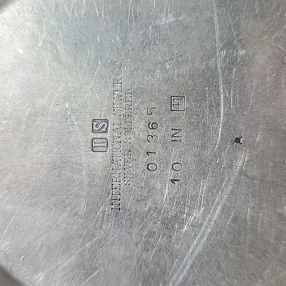 1942 USN international silver serving tray - Picture 7 of 8